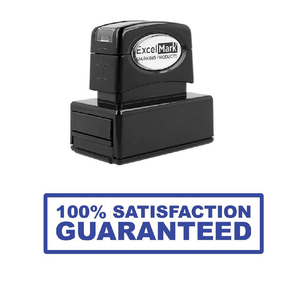 100% SATISFACTION GUARANTEED Stamp