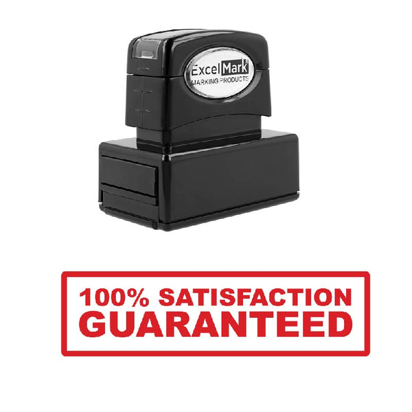 100% SATISFACTION GUARANTEED Stamp