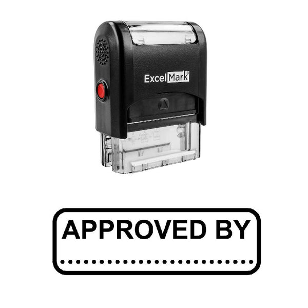 APPROVED BY Stamp