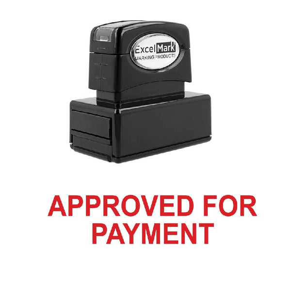 Bold APPROVED FOR PAYMENT Stamp