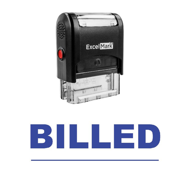 Line BILLED Stamp