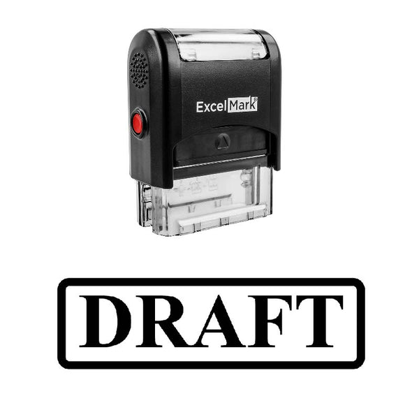 Box DRAFT Stamp