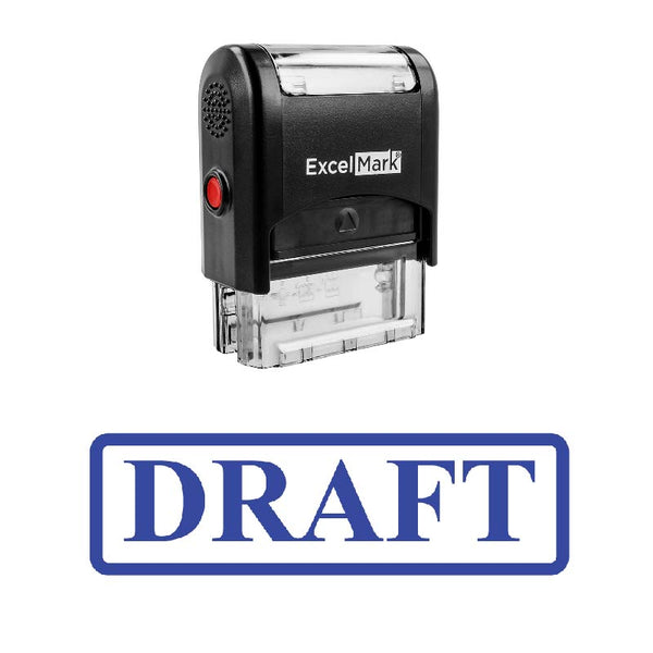 Box DRAFT Stamp
