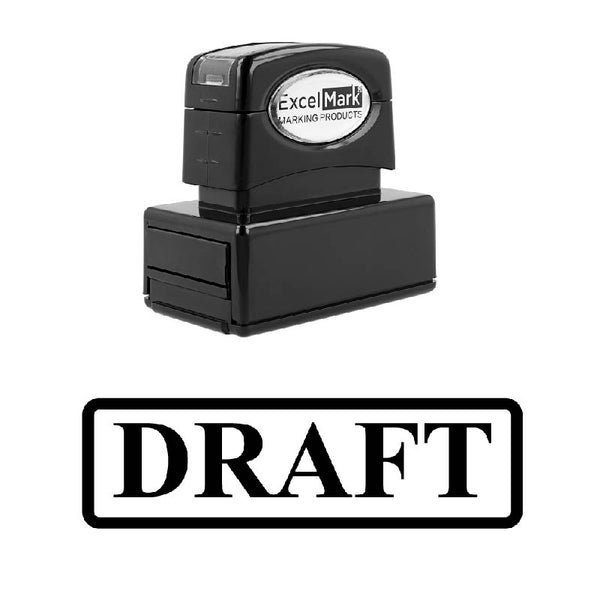 Box DRAFT Stamp