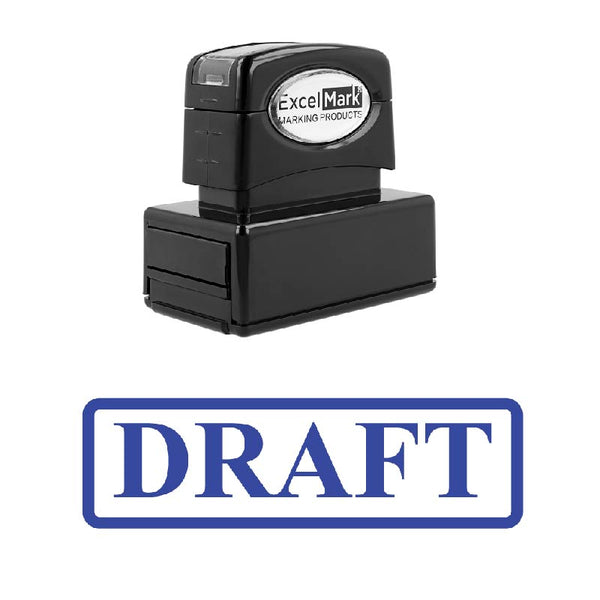 Box DRAFT Stamp