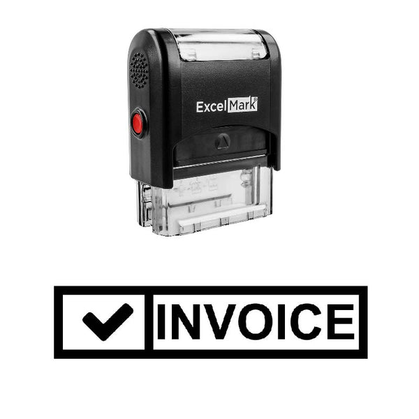 Check Box INVOICE Stamp