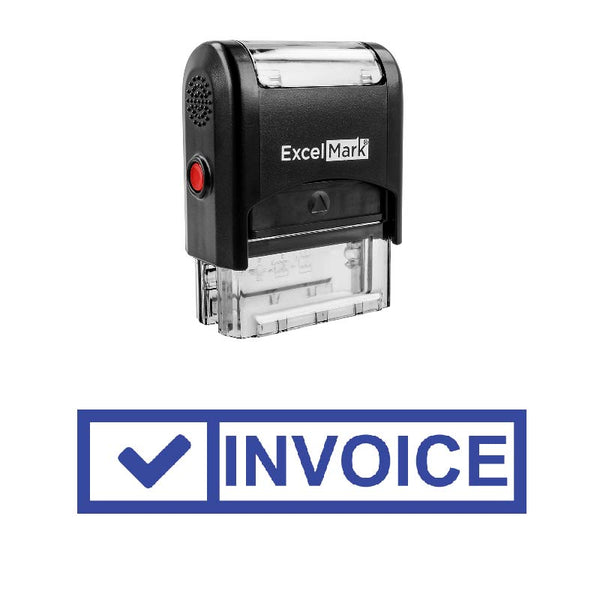 Check Box INVOICE Stamp