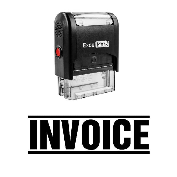 Double Line INVOICE Stamp