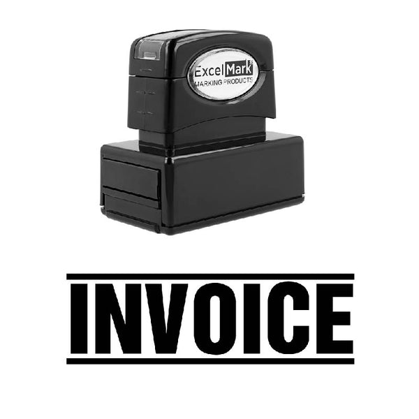 Double Line INVOICE Stamp