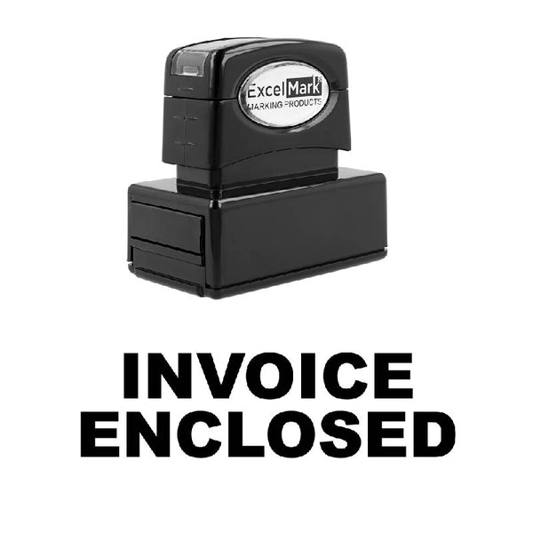 INVOICE ENCLOSED Stamp