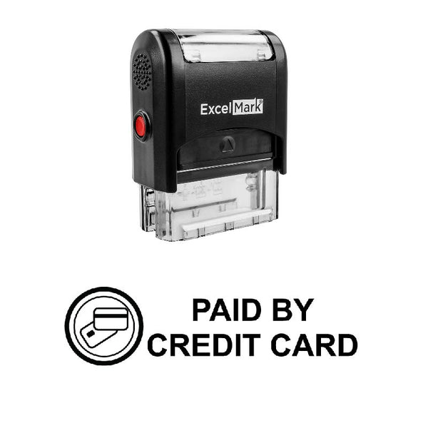 PAID BY CREDIT CARD Stamp