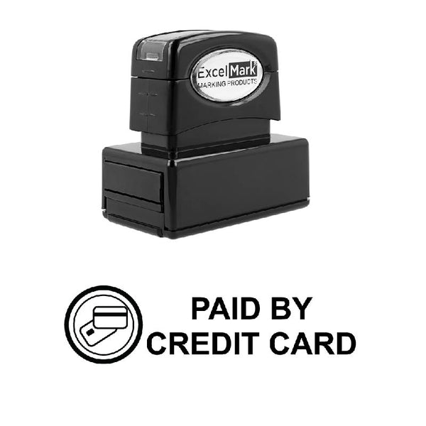 PAID BY CREDIT CARD Stamp