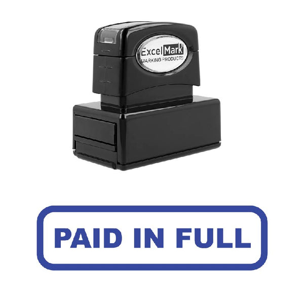 Box PAID IN FULL Stamp