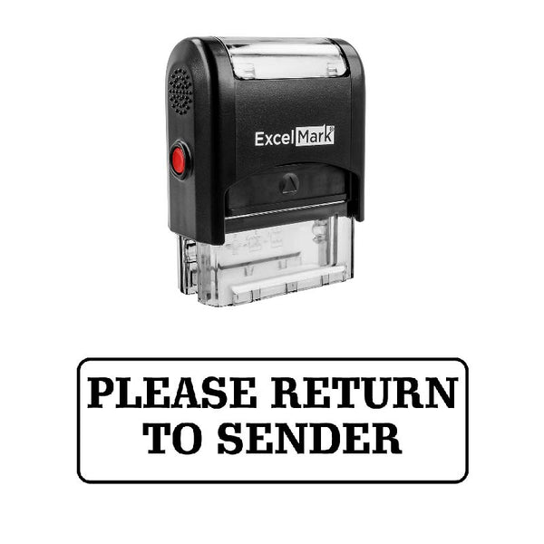 PLEASE RETURN TO SENDER Stamp