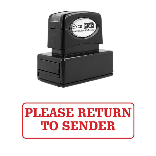 PLEASE RETURN TO SENDER Stamp