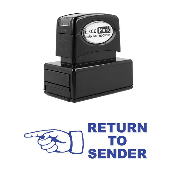 Left Finger RETURN TO SENDER Stamp