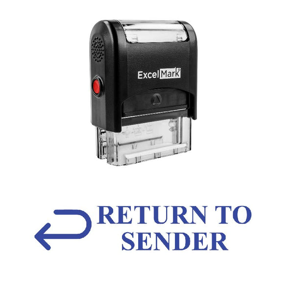 Arrow RETURN TO SENDER Stamp