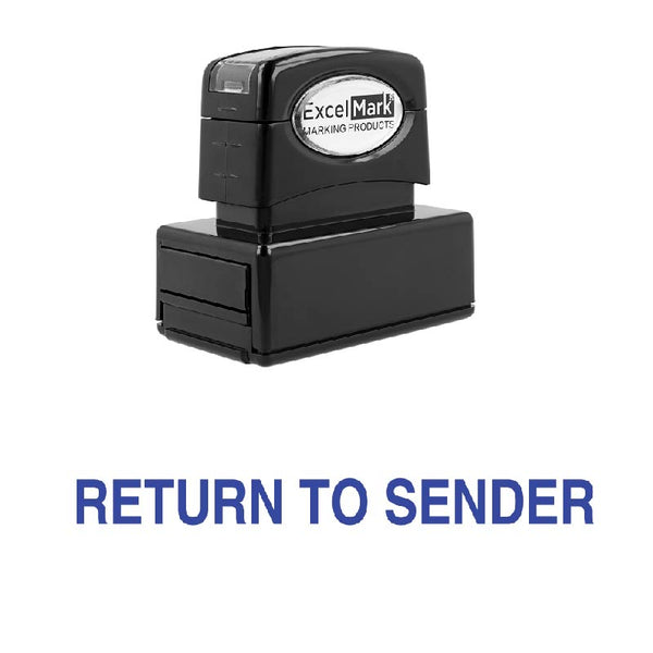 Arial RETURN TO SENDER Stamp