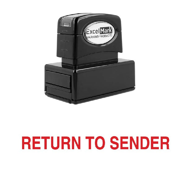 Arial RETURN TO SENDER Stamp