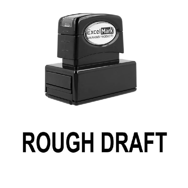 Bold ROUGH DRAFT Stamp