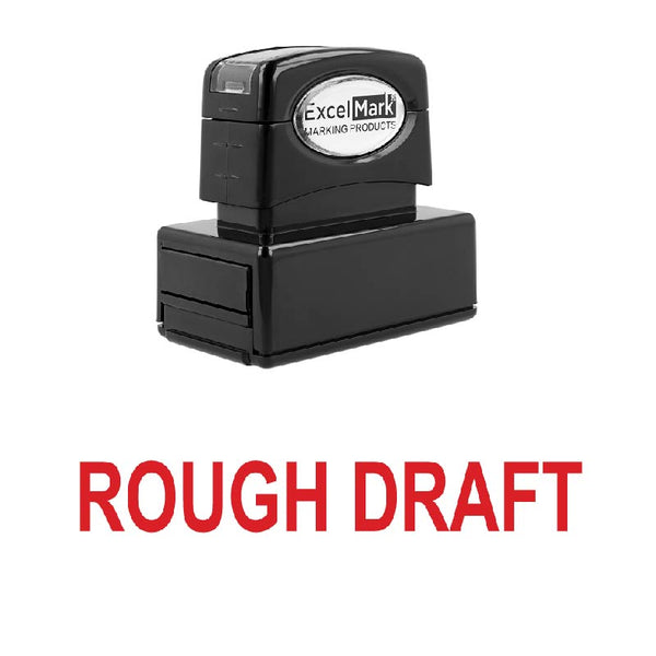 Bold ROUGH DRAFT Stamp