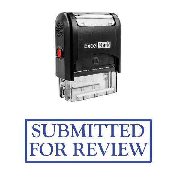 Box SUBMITTED FOR REVIEW Stamp