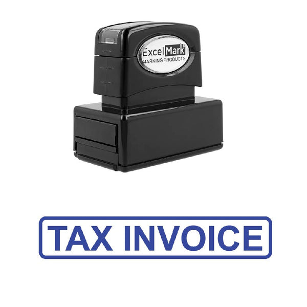 Box TAX INVOICE Stamp