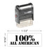 100% All American Stamp