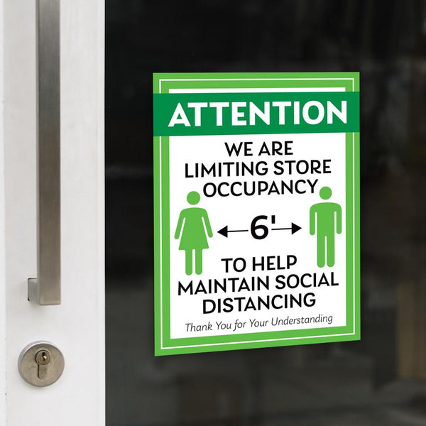 Help Maintain Social Distancing Sign