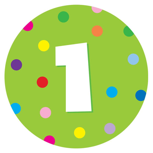 Number Classroom Floor Decal