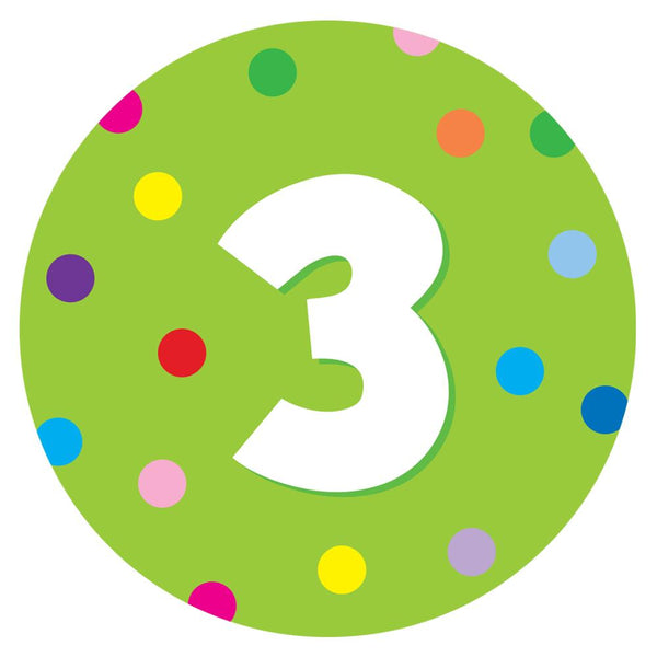 Number Classroom Floor Decal