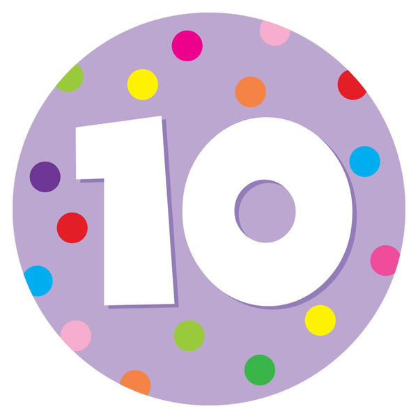 Number Classroom Floor Decal