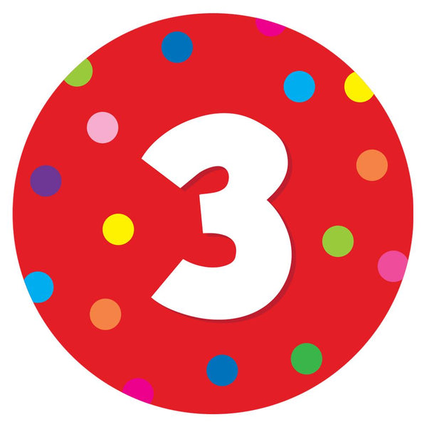 Number Classroom Floor Decal