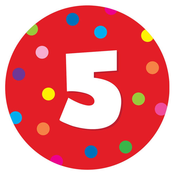 Number Classroom Floor Decal