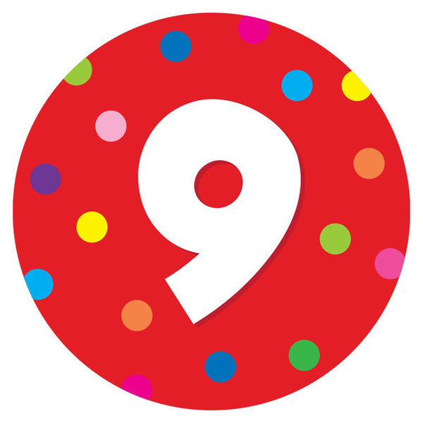 Number Classroom Floor Decal