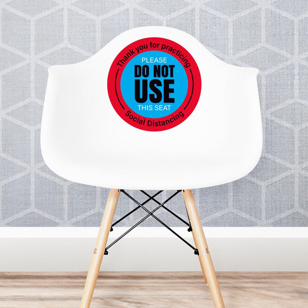 Thank You Please Do Not Use This Seat Chair Decal