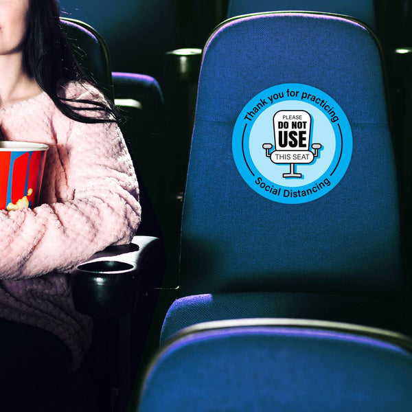 Social Distancing Please Do Not Use This Seat Chair Decal