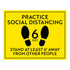Practice Social Distancing Decal