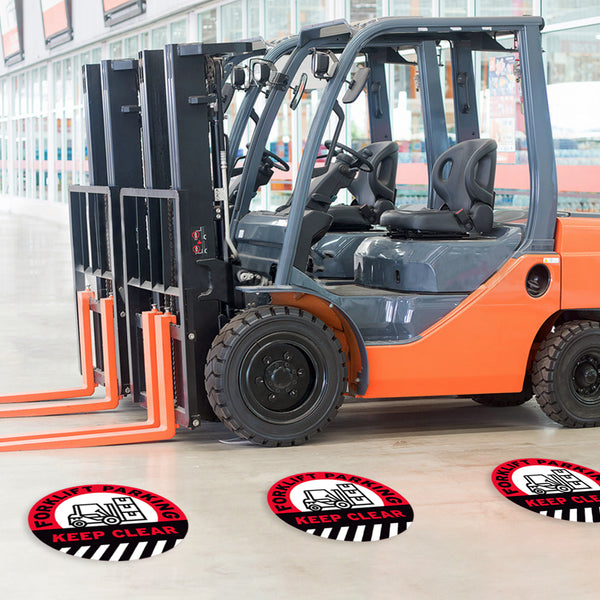 Florklift Parking Keep Clear Floor Decal