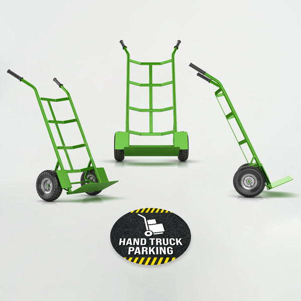 Hand Truck Parking Floor Decal