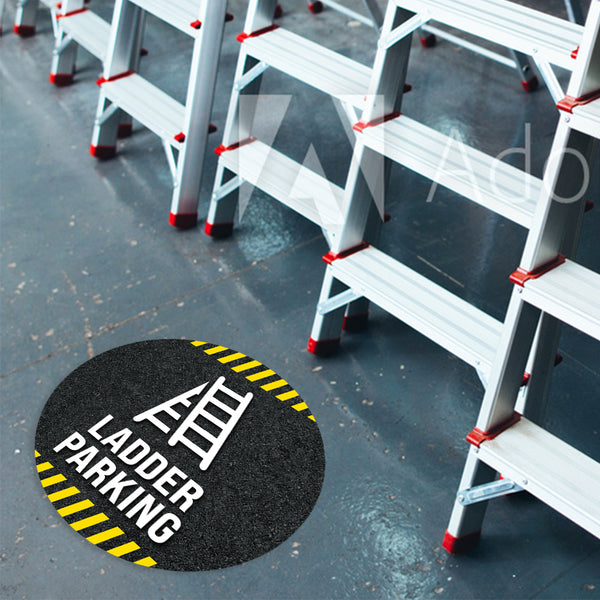 Ladder Parking Floor Decal