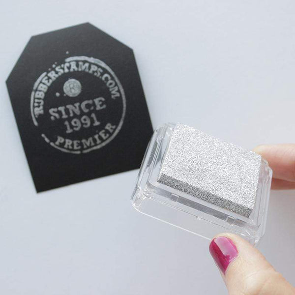 Craft Ink Pads Silver Metallic Pigment Ink Pad