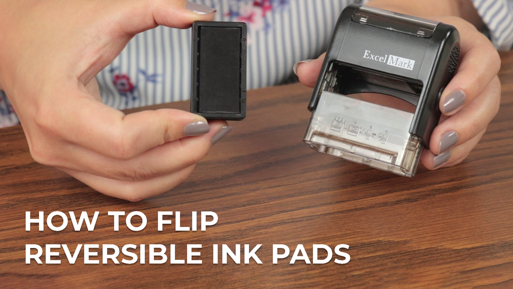How to Flip an ExcelMark Self-Inking Ink Pad | ExcelMark