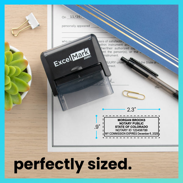 Self-Inking Colorado Notary Stamp