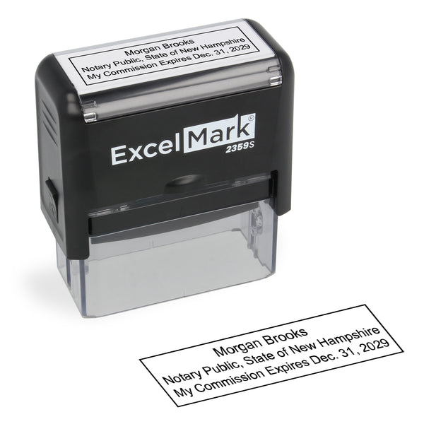 Self-Inking New Hampshire Notary Stamp