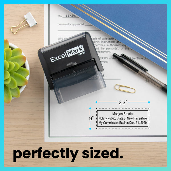 Self-Inking New Hampshire Notary Stamp