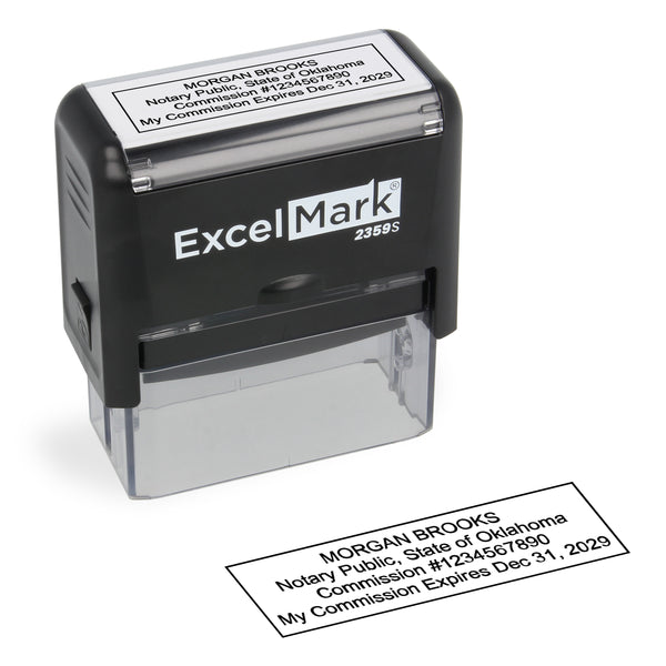 Self-Inking Oklahoma Notary Stamp