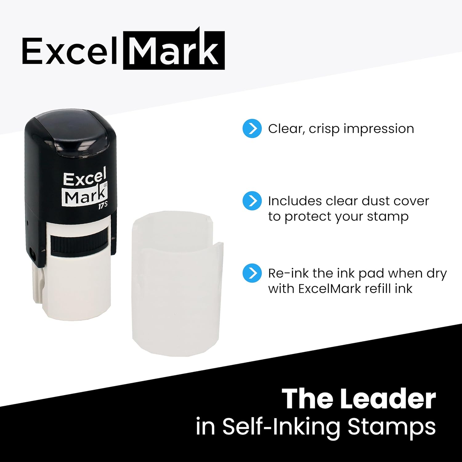 ExcelMark Rubber Stamp Ink Pad Extra Large 4-1/4