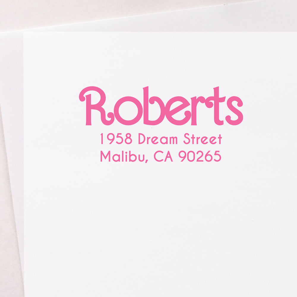 Absolute Blonde Address Stamp
