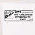 Antique Print Address Stamp